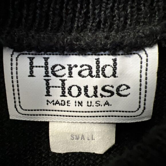 Harold House Vintage 70s Womens S Sweater USA Made 3/4 Sleeve Light Embellished - Picture 9 of 10